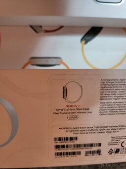 Apple watch 7 nerezová ocel , kompletní balení zaruka - 4