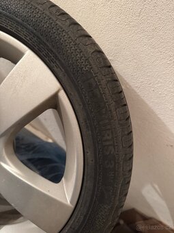 Peugeot 307 sada letních pneu s originálními disky - 4