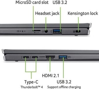Acer Swift Go 16 EVO Steel Gray celokovový - Záruka - 4