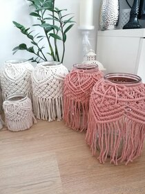 macramé boho lucerny - 4