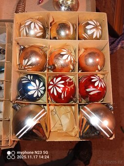 Retro vánoční ozdoby a osvetleni - 4