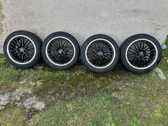 Borbet 5x112 17" zánovní letní prémiové 225/45/17 - 4