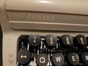 Psací stroj Rheinmetall + Ľubava - 4