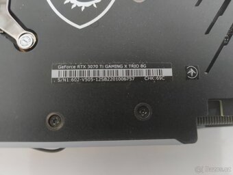 Prodávám MSI NVIDIA RTX 3070Ti - 4