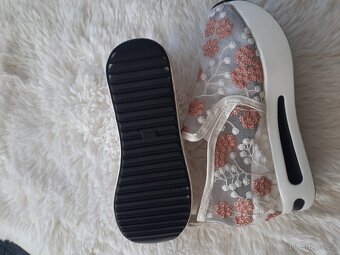Krajkové vyšívané espadrilky - 4