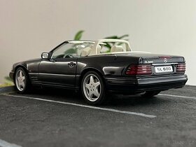 1:18 Mercedes-Benz SL600 (1997) Black - AUTOart Millennium - 4