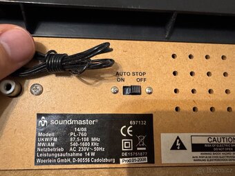Soundmaster PL 760 - gramofon, radio - 4