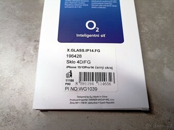 Tvrzené ochranné sklo pro iPhone 13/13 Pro/14 černý okraj - 4