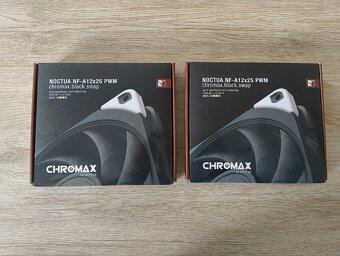 2 ventilátory Noctua NF-A12x25 Chromax.black.swap - 4
