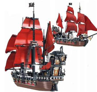 Stavebnice typu Lego- Piráti z Karibiku Pomsta královny Anny - 4
