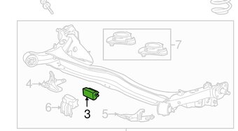 Zadní silenblok stabilizátor Honda CRZ   CR-Z - 4