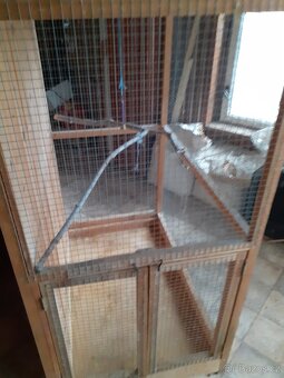 Velká voliera pro papoušky, malá klec - 4