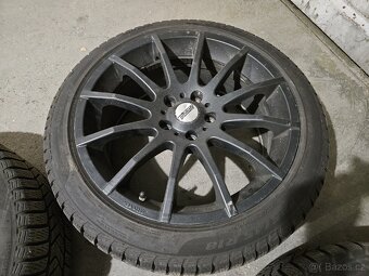 Alu kola 5x112 8Jx18 pneu zimní 225x18 - 4