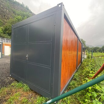 Skladový kontejner rozměr 3x7m s plechovými vraty - 4