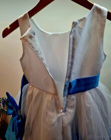 Dětské společenské šaty s mašlí - NOVÉ - 4