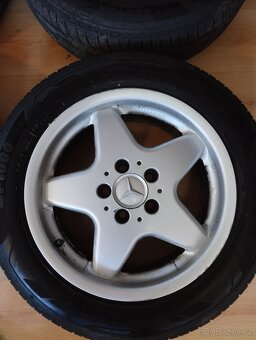 alu kola 5x112 Mercedes + pneu zimní R16 205/60 - 4