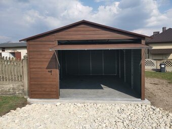 Plechová garáž 4x5m - 4