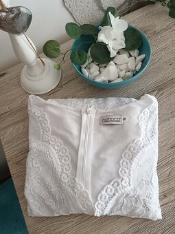 Bílé společenské šaty - 4