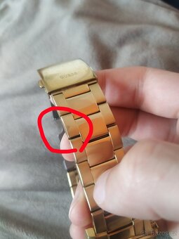 Zlatý hodinky unisex GUESS - 4