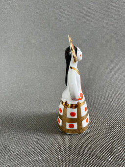 Soška Dívka v ruském kroji 12.5 cm, Dulevo USSR - 4
