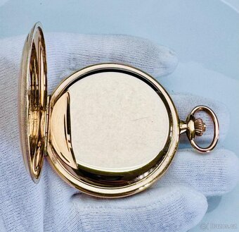 PÁNSKÉ ART DECO KAPESNÍ HODINKY - 84 GRAMŮ - FUNKČNÍ - 4