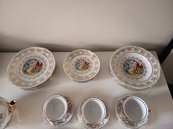 Nepoužívaná porcelánová sada, 35 kusů - 4