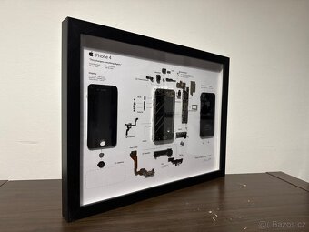 Zarámovaný iPhone 4 - obraz, dekorace, dárek - 4