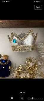 Mix starých vánočních ozdob. - 4