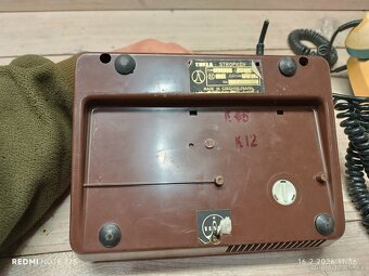 Starý telefon retro otočný - 4