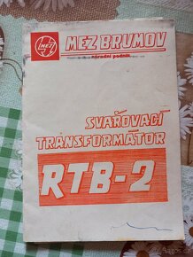 Svářečka - svařovací transformátor RTB-2 - 4