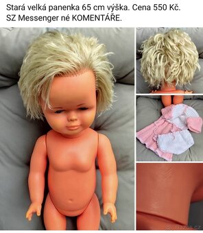 Panenky a příslušenství pro panenky viz fota. Ceny viz fota. - 4