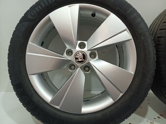 Letní alu kola Superb 5x112 R17 pneu 215/55/17/ - 4