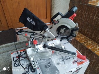 Prodám NEPOUZITOU pokosovou pilu s posuvem GO/NO 1500 W. - 4