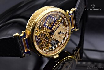 Exkluzivní starožitné skeletové hodinky OMEGA 1914 - 4