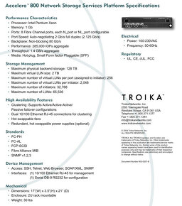 Network storage services platform TROIKA - 4