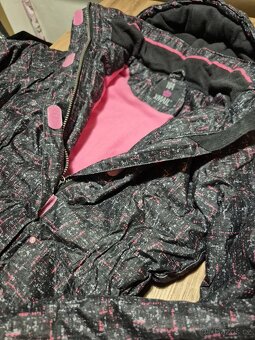 Zimní bunda velikost 164, 3x nákrčník, čepice a rukavice - 4