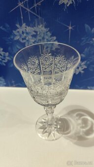 Vintage sklenice Bohemia crystal 6ks - nepoužité - 4