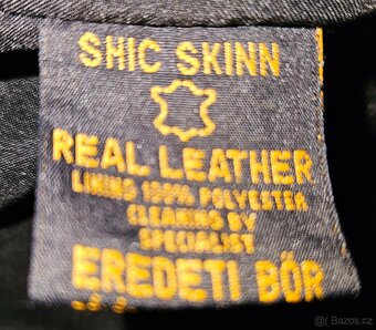 Pánský kožený kabát Shic skin vel.50 - 4
