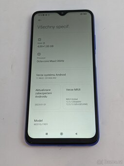 Xiaomi Redmi 9T 4/64 blue. Záruka 6 měsíců. - 4