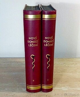 Starožitné lékařské knihy Nové domácí léčení, rok 1920 - 4