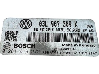 Řídící jednotka motoru CAAB 03L907309K VW Transporter T5 FL - 4