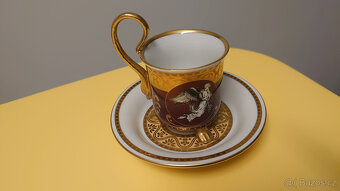 Porcelánové šálky s podšálkem Pirkenhammer - 4