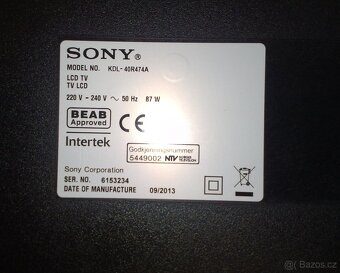 Prodam Sony Bravia KDL-40R474A -102cm LED TV 1920 x 1080.Zar - 4