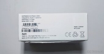 AirPods 4 s ANC – NOVÉ, jen otevřené
- 4