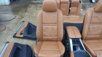 2011 BMW X6 E71 KOMPLETNÍ KOŽENÉ ČALOUNĚNÍ INTERIÉRU SEDLOVĚ - 4