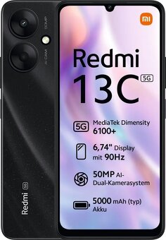 Redmi 13c 4gb ram 128gb rom + předplacená karta T-mobilu - 4