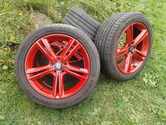 ALU orig Volvo R18 + letní pneu 245/45 - 4