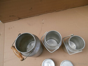 Konvička hliníková starší 3 kusy za 400 kč včetně pošty - 4