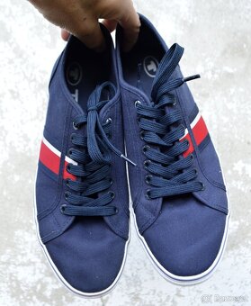 Tmavěmodré pánské tenisky Tom Tailor vel. 44 - 4