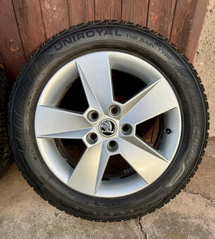 originální ALU kola škoda ilias r16 5x112 - 4